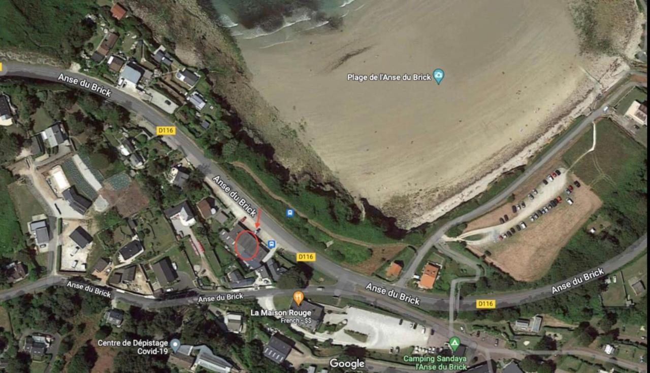 Au Petit Brick - Cosy Beachfront House Maupertus-sur-Mer Zewnętrze zdjęcie